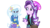 Size: 1288x724 | Tagged: safe, artist:yaycelestia0331, starlight glimmer, trixie, equestria girls, g4, beanie, hat, simple background, transparent background
