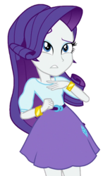 Size: 361x617 | Tagged: safe, artist:thebar, edit, edited screencap, screencap, rarity, dance magic, equestria girls, equestria girls specials, g4, belt, bracelet, clothes, confused, female, jewelry, not a vector, simple background, skirt, solo, transparent background