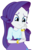 Size: 818x1252 | Tagged: safe, artist:rare-fashions15, rarity, equestria girls, g4, belt, blouse, bracelet, clothes, cute, female, hairpin, hand on face, jewelry, looking down, makeup, raribetes, shirt, simple background, skirt, smiling, solo, teenager, transparent background, vector