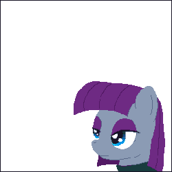 Size: 512x512 | Tagged: safe, artist:phat_guy, derpibooru exclusive, maud pie, pinkie pie, earth pony, pony, g4, animated, dialogue, duo, english, expressionless face, female, gif, happy birthday mlp:fim, mare, mlp fim's seventh anniversary, pixel art, simple background, singing, smiling, speech bubble, transparent background