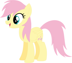 Size: 1024x902 | Tagged: safe, artist:ra1nb0wk1tty, fluttershy, rainbow dash, pegasus, pony, g4, alternate hairstyle, blind bag fluttershy, blind bag pony, female, mare, not fluttershy, palette swap, recolor, simple background, solo, transparent background
