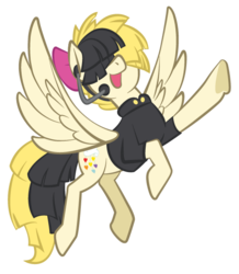 Size: 532x610 | Tagged: safe, artist:robbiecave, songbird serenade, pegasus, pony, g4, my little pony: the movie, clothes, female, headworn microphone, mare, microphone, open mouth, simple background, smiling, solo, transparent background