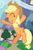 Size: 640x966 | Tagged: safe, applejack, g4, applejack's hat, cowboy hat, cropped, cute, eyes closed, hat, jackabetes, solo focus