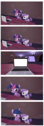 Size: 2004x5788 | Tagged: safe, artist:northern haste, princess flurry heart, twilight sparkle, alicorn, pony, g4, 3d, comic, computer, dialogue, laptop computer, only fools and horses, source filmmaker, twilight sparkle (alicorn)