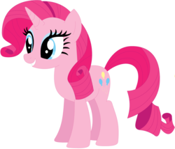 Size: 1024x875 | Tagged: safe, artist:ra1nb0wk1tty, pinkie pie, rarity, pony, unicorn, g4, female, mare, palette swap, recolor, simple background, solo, transparent background