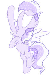 Size: 2048x2732 | Tagged: safe, artist:prismaticstars, oc, oc only, oc:starstorm slumber, pegasus, pony, ethereal mane, female, happy, high res, nose in the air, simple background, smiling, solo, transparent background, vector