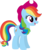 Size: 1024x1229 | Tagged: safe, artist:ra1nb0wk1tty, applejack, rainbow dash, earth pony, pony, g4, ashleigh ball, female, forthright filly, mare, recolor, simple background, solo, transparent background, voice actor joke