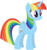 Size: 1024x1091 | Tagged: safe, artist:ra1nb0wk1tty, rainbow dash, twilight sparkle, alicorn, pony, g4, alicornified, female, manebow sparkle, race swap, rainbowcorn, recolor, simple background, solo, transparent background, twilight sparkle (alicorn)