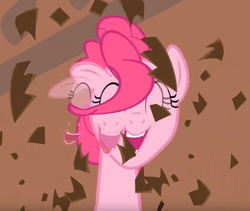 Size: 811x685 | Tagged: safe, screencap, pinkie pie, a bird in the hoof, g4, my little pony: friendship is magic, cropped, female, fun, solo, what has science done