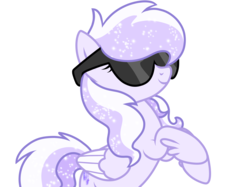 Size: 2732x2048 | Tagged: safe, artist:prismaticstars, oc, oc only, oc:starstorm slumber, pegasus, pony, deal with it, female, high res, simple background, solo, sunglasses, transparent background, vector