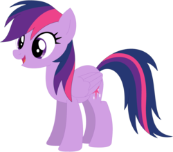 Size: 1024x902 | Tagged: safe, artist:ra1nb0wk1tty, rainbow dash, twilight sparkle, pegasus, pony, g4, female, mare, open mouth, palette swap, recolor, simple background, solo, transparent background