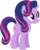 Size: 1024x1293 | Tagged: safe, artist:ra1nb0wk1tty, starlight glimmer, twilight sparkle, pony, unicorn, g4, female, mare, palette swap, recolor, simple background, smiling, solo, transparent background