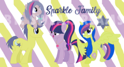 Size: 1087x597 | Tagged: safe, artist:sweatdreams, comet tail, twilight sparkle, oc, alicorn, pony, g4, female, male, offspring, parent:comet tail, parent:twilight sparkle, parents:cometlight, ship:cometlight, shipping, straight, twilight sparkle (alicorn)