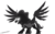 Size: 1440x900 | Tagged: safe, artist:ngrycritic, pony of shadows, alicorn, pony, g4, shadow play, darkness, evil, glowing eyes, male, open mouth, simple background, smiling, solo, spread wings, stallion, transparent background, vector, wings