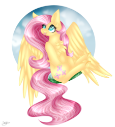Size: 3619x4000 | Tagged: safe, artist:cat-chai, fluttershy, pony, g4, chest fluff, cute, female, high res, shyabetes, solo, tongue out