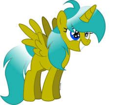 Size: 1209x1040 | Tagged: safe, artist:princessfireshiner, oc, oc only, alicorn, pony, alicorn oc, commission, female, heterochromia, horn, mare, simple background, solo, transparent background, vector, wingding eyes, wings