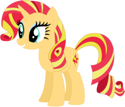 Size: 1024x875 | Tagged: safe, artist:ra1nb0wk1tty, rarity, sunset shimmer, pony, unicorn, g4, female, mare, palette swap, recolor, simple background, solo, transparent background
