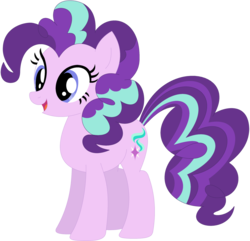 Size: 1024x989 | Tagged: safe, artist:ra1nb0wk1tty, pinkie pie, starlight glimmer, earth pony, pony, g4, female, mare, recolor, simple background, solo, transparent background