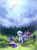 Size: 1888x2579 | Tagged: safe, artist:ramiras, bon bon, lyra heartstrings, sweetie drops, twilight sparkle, alicorn, earth pony, pony, unicorn, g4, adorabon, butt, chest fluff, crepuscular rays, cute, face not visible, facing away, featured image, female, high res, kite, lesbian, lyrabetes, magic, mare, mouth hold, palette swap, plot, prone, quill, raised hoof, raised leg, rear view, scenery, ship:lyrabon, shipping, smiling, sweet dreams fuel, tongue out, tree, trio, twiabetes, twilight sparkle (alicorn), underhoof