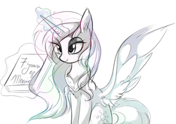 Size: 632x446 | Tagged: safe, artist:aureai-sketches, princess celestia, alicorn, pony, g4, book, chest fluff, ear fluff, female, glowing horn, happy, happy birthday mlp:fim, horn, levitation, lidded eyes, magic, mlp fim's seventh anniversary, simple background, smiling, solo, spread wings, telekinesis, white background, wings