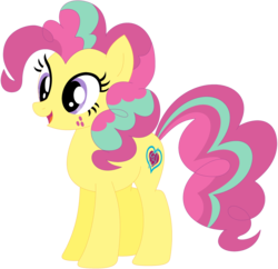 Size: 1024x991 | Tagged: safe, artist:ra1nb0wk1tty, pinkie pie, sour sweet, earth pony, pony, g4, female, mare, recolor, simple background, solo, transparent background