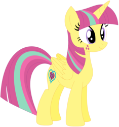 Size: 1024x1091 | Tagged: safe, artist:ra1nb0wk1tty, sour sweet, twilight sparkle, alicorn, pony, g4, alicornified, female, mare, race swap, recolor, simple background, solo, sourcorn, transparent background, twilight sparkle (alicorn)
