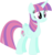 Size: 1024x1091 | Tagged: safe, artist:ra1nb0wk1tty, sunny flare, twilight sparkle, alicorn, pony, g4, female, flarecorn, mare, recolor, simple background, solo, transparent background, twilight sparkle (alicorn)