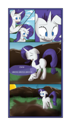 Size: 1024x1812 | Tagged: safe, artist:posionjoke, rarity, comic:spite, g4, comic, female, solo