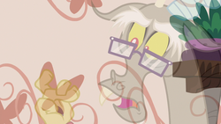 Size: 1280x720 | Tagged: safe, screencap, discord, discordant harmony, g4, glasses, male, solo, transparent