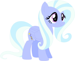 Size: 1024x828 | Tagged: safe, artist:ra1nb0wk1tty, fluttershy, sugarcoat, pegasus, pony, g4, female, mare, recolor, simple background, solo, transparent background