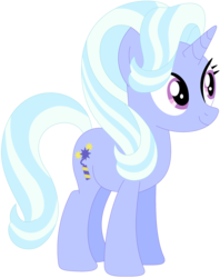 Size: 1024x1292 | Tagged: safe, artist:ra1nb0wk1tty, starlight glimmer, sugarcoat, pony, unicorn, g4, female, mare, recolor, simple background, solo, transparent background