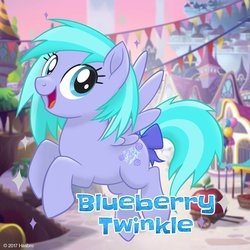 Size: 1080x1080 | Tagged: safe, oc, oc only, oc:blueberry twinkle, pegasus, pony, g4, my little pony: the movie, bow, mlp movie pony maker, solo, tail bow