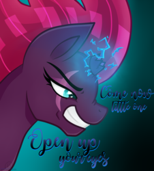 Size: 1538x1700 | Tagged: safe, artist:daringashia, tempest shadow, g4, my little pony: the movie, emily blunt, open up your eyes