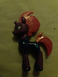 Size: 4128x3096 | Tagged: safe, tempest shadow, g4, my little pony: the movie, figure, irl, magazine, merchandise, photo, solo, toy