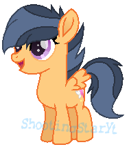Size: 188x213 | Tagged: safe, artist:miserisyt, artist:shootingstaryt, oc, oc only, g4, base used, movie accurate, offspring, parent:rumble, parent:scootaloo, parents:rumbloo, solo