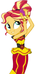 Size: 341x717 | Tagged: safe, artist:fella, edit, edited screencap, screencap, sunset shimmer, equestria girls, equestria girls specials, g4, my little pony equestria girls: dance magic, alternate clothes, alternate hairstyle, background removed, beautiful, cute, female, flamenco dress, flower, flower in hair, not a vector, shimmerbetes, simple background, smiling, solo, sunset shimmer flamenco dress, transparent background
