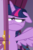 Size: 357x541 | Tagged: safe, screencap, twilight sparkle, alicorn, pony, fame and misfortune, g4, my little pony: friendship is magic, angry, door, eyebrows, floppy ears, frown, horns, twilight sparkle (alicorn), wings