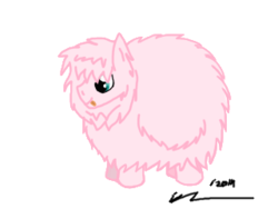 Size: 320x240 | Tagged: safe, artist:stagetechyart, oc, oc only, oc:fluffle puff, female to male, male, rule 63, solo, tongue out