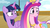 Size: 1067x597 | Tagged: safe, screencap, princess cadance, twilight sparkle, alicorn, pony, g4, my little pony: friendship is magic, once upon a zeppelin, faic, grimace, sisters-in-law, twilight sparkle (alicorn)