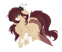 Size: 3787x3169 | Tagged: safe, artist:crazllana, oc, oc only, pegasus, pony, colored wings, female, high res, mare, multicolored wings, simple background, solo, transparent background