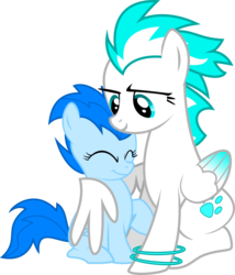 Size: 690x805 | Tagged: safe, artist:xenoneal, oc, oc only, oc:blue flame, oc:skypaw, pegasus, pony, .svg available, female, filly, mare, simple background, svg, transparent background, vector
