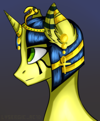 Size: 1408x1700 | Tagged: safe, artist:xanderserb, oc, oc only, pony, unicorn, egypt, egyptian, nation ponies, ponified, solo