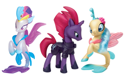 Size: 669x446 | Tagged: safe, princess skystar, queen novo, tempest shadow, seapony (g4), g4, my little pony: the movie, female, irl, photo, toy