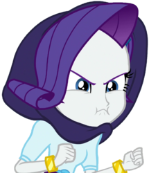 Size: 601x699 | Tagged: safe, artist:thebar, rarity, dance magic, equestria girls, equestria girls specials, g4, angry, bracelet, clenched fist, clothes, cute, do i look angry, female, fist, jewelry, madorable, pouting, raribetes, rarity is not amused, scrunchy face, shawl, simple background, solo, transparent background, unamused