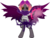 Size: 4325x3271 | Tagged: safe, artist:salandrejerenity989, oc, oc only, oc:spectral kamui, pony, armor, bipedal, black sclera, energy blast, glowing hooves, god of ruin, gradient hair, looking at you, nebula cape, omega, simple background, transparent background