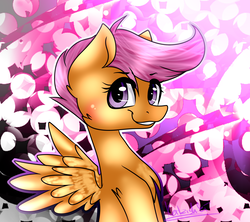 Size: 2650x2350 | Tagged: safe, artist:katzishiki, scootaloo, pony, g4, bust, female, high res, portrait, solo