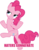 Size: 1054x1359 | Tagged: safe, artist:amarthgul, edit, pinkie pie, earth pony, pony, g4, bipedal, female, haters gonna hate, image macro, meme, simple background, solo, transparent background