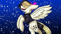 Size: 1280x720 | Tagged: safe, artist:robbbedkitten, songbird serenade, pegasus, pony, g4, my little pony: the movie, female, mare, open mouth, solo