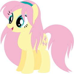 Size: 1024x1038 | Tagged: safe, artist:ra1nb0wk1tty, fluttershy, lemon zest, earth pony, pony, g4, equestria girls ponified, female, mare, ponified, recolor, simple background, solo, transparent background