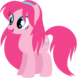 Size: 1024x1035 | Tagged: safe, artist:ra1nb0wk1tty, lemon zest, pinkie pie, earth pony, pony, g4, equestria girls ponified, female, mare, ponified, recolor, simple background, solo, transparent background